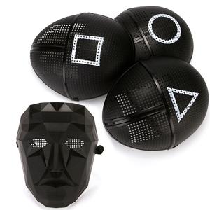 오징어게임2 패러디 가면 네모 세모 동그라미 프론트맨 마스크 할로윈 코스튬 파티 코스프레 소