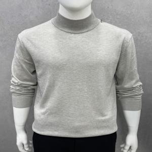 남자 베이직핏 캐시미어 혼방 간절기 / 겨울 하프터틀 반목폴라 니트 스웨터 4컬러 770_JK