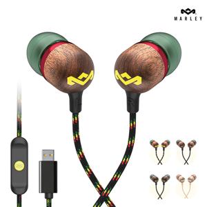 하우스오브말리 유선 이어폰 C타입 스마일 자메이카 밥말리 JE-042
