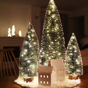 크리스마스 LED 미니트리 홈SET (60+40+30+20+15+10cm)