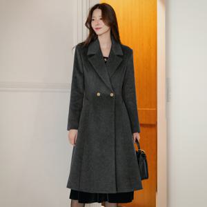 (~XXL까지) 콜레프 투버튼 울블렌드 플레어 코트 겨울 하객룩 오피스룩 모임룩 격식룩 연말룩 빅사이즈