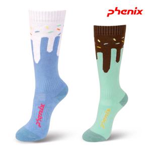 아동 스키양말 Melty Ice Cream/주니어 스키 보드 양말