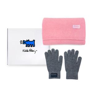 선물케이스포함 울니트 머플러 +핑거홀 장갑