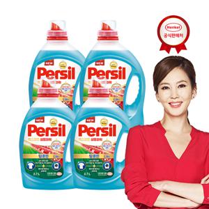 퍼실 딥클린 삶음파워 하이진젤 2.7L x4개 세탁세제 겸용