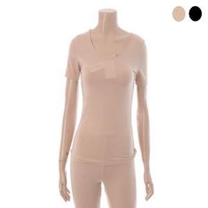 비비안+사은품 부드럽고 가벼운 텐셀스판 여성 3부내의 상의 2종택1 LG7499