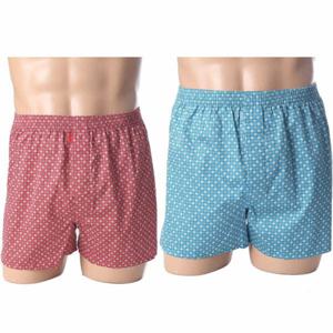 [비비안] 순면 클로버 프린트 남성 트렁크 팬티 2종택1-BSTP9860