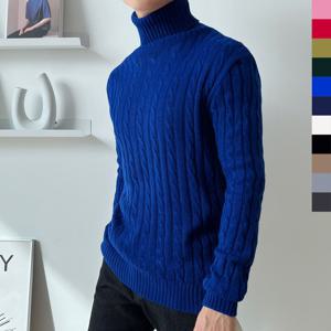 목폴라 니트 남자 데이트룩 데일리룩 패션웨어