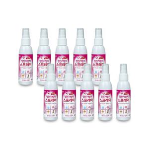 리빙굿 정전기방지 스프레이 60ml  로즈향-10개 섬유스프레이 탈취제 의류스프레이 니트