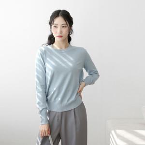 [브리치] 러블리감성 / 봄 여름 소매 단추 니트티셔츠