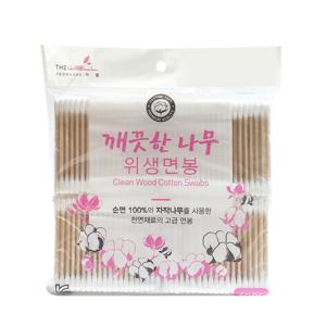 깨끗한나무 위생면봉 400개입 일회용 순면 귀이개 일회용면봉 나무면봉 순면면봉 위생면봉