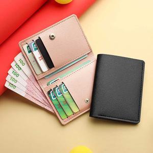 남녀공용 똑딱이 반지갑 생활방수 카드 신분증 보관 여성반지갑 미니지갑 초등학생지갑