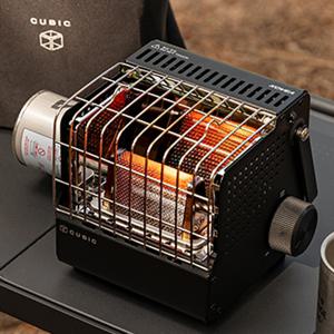 큐빅블랙 가스히터 난로 캠핑난로 야외용난로