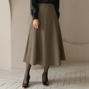 (~XXL까지)(기장선택) 엘루아플 체크 스커트 겨울 가을 롱스커트 하객룩 오피스룩 모임룩 격식룩 빅사이즈