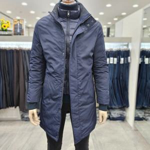 (모다인천점)네이비 심플 고신축 덕다운 하프 코트/PZCT4902_IC