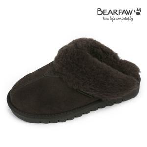 [롯데백화점](슈즈)]남성 ELARA MENS 천 연소가죽 양털 메모리폼 슬리퍼 (K2906004RD-M-EGR)