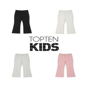 MKF4PT2001 탑텐키즈 여아 밍크 벨보아 부츠컷 팬츠