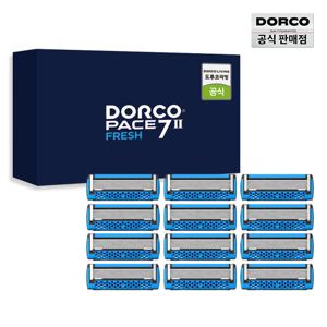 도루코 페이스7II프레쉬 12입 면도날세트+파우치