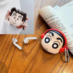 에어팟 1/2/3/프로/짱구 아빠 캐릭터 실리콘 케이스
