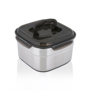 퀸센스 에리카 스텐 밀폐용기 김치냉장고 김치통 정사각 6000ml