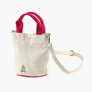 베어파우 여성 미니 에코백 가방 캔버스백 크로스백  MINI ECO BAG BMEB008OA레드