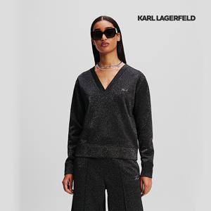 [246W1805] 칼라거펠트 루렉스 스웨트셔츠