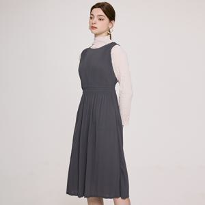 [최초가 198000원] 허리 스트링 민소매 플리츠 원피스(3colors)_YH09WRPOP40