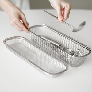 리본제이 304 스텐 식기세척기 바스켓 L (완전분리형) / 수저 바구니 홀더 식기건조대