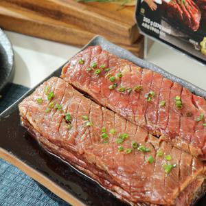 [홈쇼핑 방송상품] 포천이동갈비 국내산 소등심 양념구이 350g x 1팩/2팩