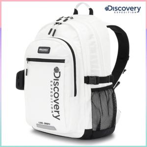 디스커버리 남여공용 라이크 에어 시프트 백팩 화이트 책가방 DXBK4013N