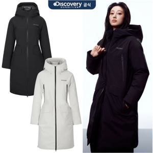 디스커버리 여성 베르겐 베르텍스 구스다운 롱패딩 DWDJ7V056