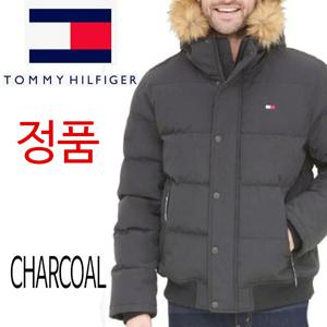 타미힐피거 퀄팅 스노클 남여 후드 재킷 점퍼 159AP863 차콜