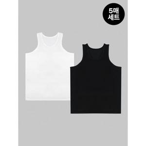 [하프클럽] 남성 쿨 메쉬 민소매 런닝 5매 세트