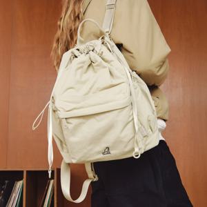 에센셜 플러스 스트링 백팩 1480 라이트베이지