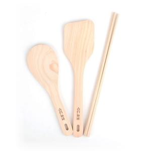 국산 편백나무 고급 조리도구3종세트 주걱 뒤집개 튀 뒤집개 튀김젓가락 선물세트