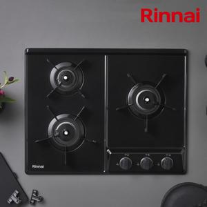 25년형 빌트인 매립형 고화력 3구 블랙 가스쿡탑 (건전지타입)