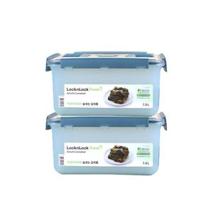 락앤락 프레쉬 숨쉬는 김치통 7L x 2개