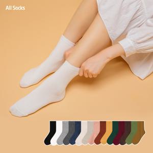 [2세트구매시 하나더] 여성골지크레용양말 4족세트