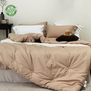 파코홈 클린스 오가닉 순면차렵이불 패드세트Q_베이지