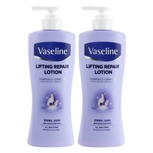 (2개)애경 바세린 리프팅 리페어 로션 450ml