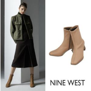 [롯데백화점](슈즈)]스판 앵클부츠 NW044L