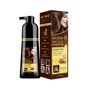 나녹신 새치 염색샴푸 흰머리커버 샴푸 - 다크브라운 200ml