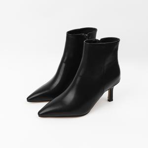 신난다슈 여성 앵클 부츠 힐 7cm 여자 스틸레토 숏 앵글 부츠 NU253529 블랙