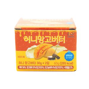 달콤한 사양벌꿀과 버터의 조화★CnF 허니 망고 버터 (30g*2입)*2개★