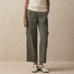 [정상가 259000원][여성] 코튼 유틸리티 팬츠 (올리브) (BBPCWM9413KFS)