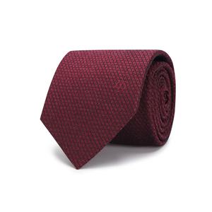 [듀퐁] 사각 조직감 솔리드 252 넥타이 와인 TE5SM62KA252TWN