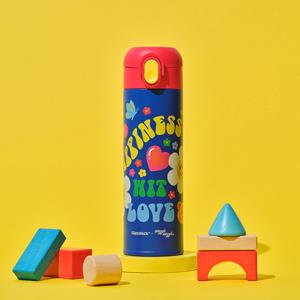 위글위글 원터치 텀블러 500ml (블루)