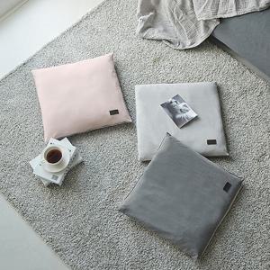 피그먼트 워싱 스탈리 방석커버 겸 쿠션커버 50x50cm