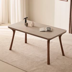 홈앤힐 베움 애쉬원목 통세라믹 4인 식탁 테이블