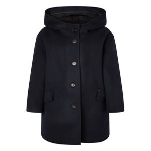 헤지스 여성 [[25FW]] HSCO5D983N2 [시즌오프][인기급상승] 핸드메이드 후디 하프 코트 네이비