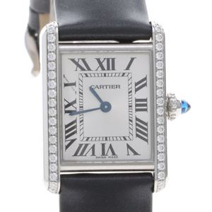 [구구스]중고명품  탱크 머스트 다이아 스틸 시계 (W4TA0016) (NO 10303642)